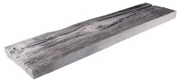 BDO - Holznachbildung Beton - Brett 98 cm - Grau